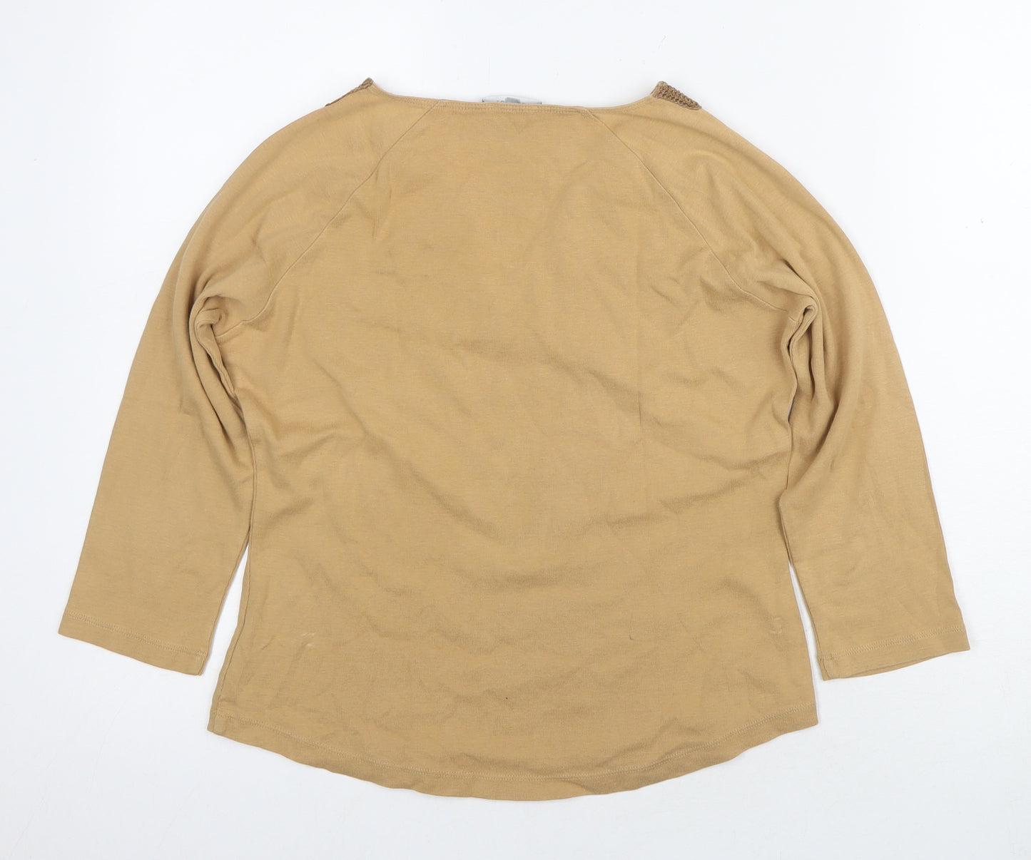 Per Una Brown Blouse - Women’s Size 12 Stretch Knit