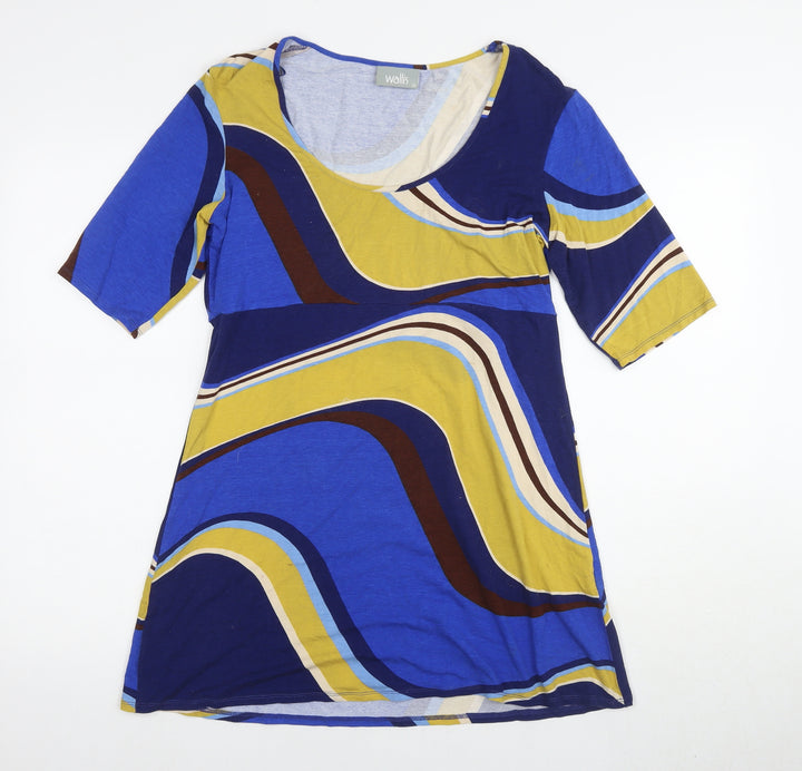 Wallis 3/4 Sleeve Geometric Tunic Top