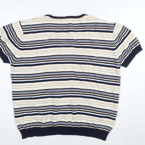 Tulchan Women's 2XL Multicoloured Striped Cardigan