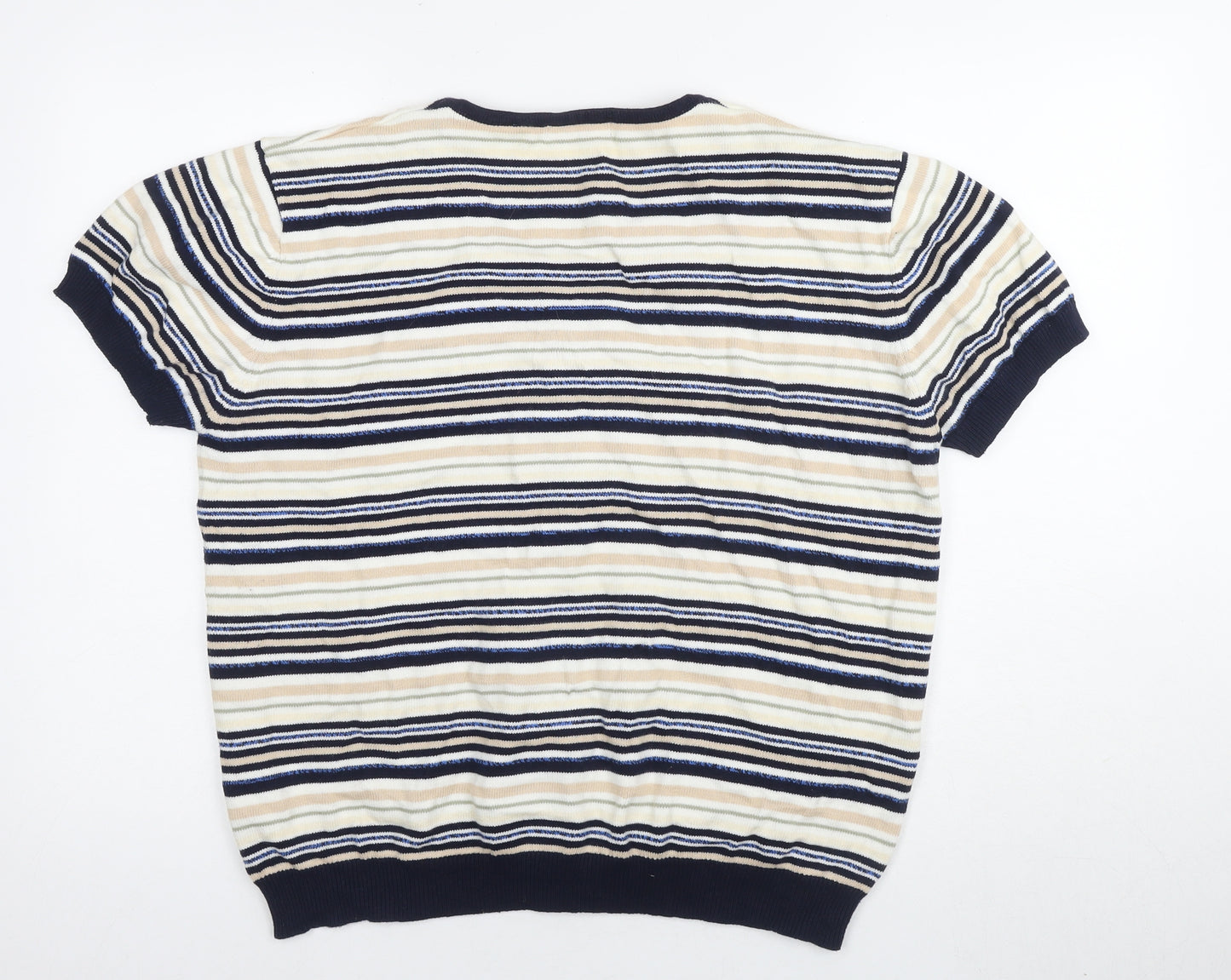 Tulchan Women's 2XL Multicoloured Striped Cardigan