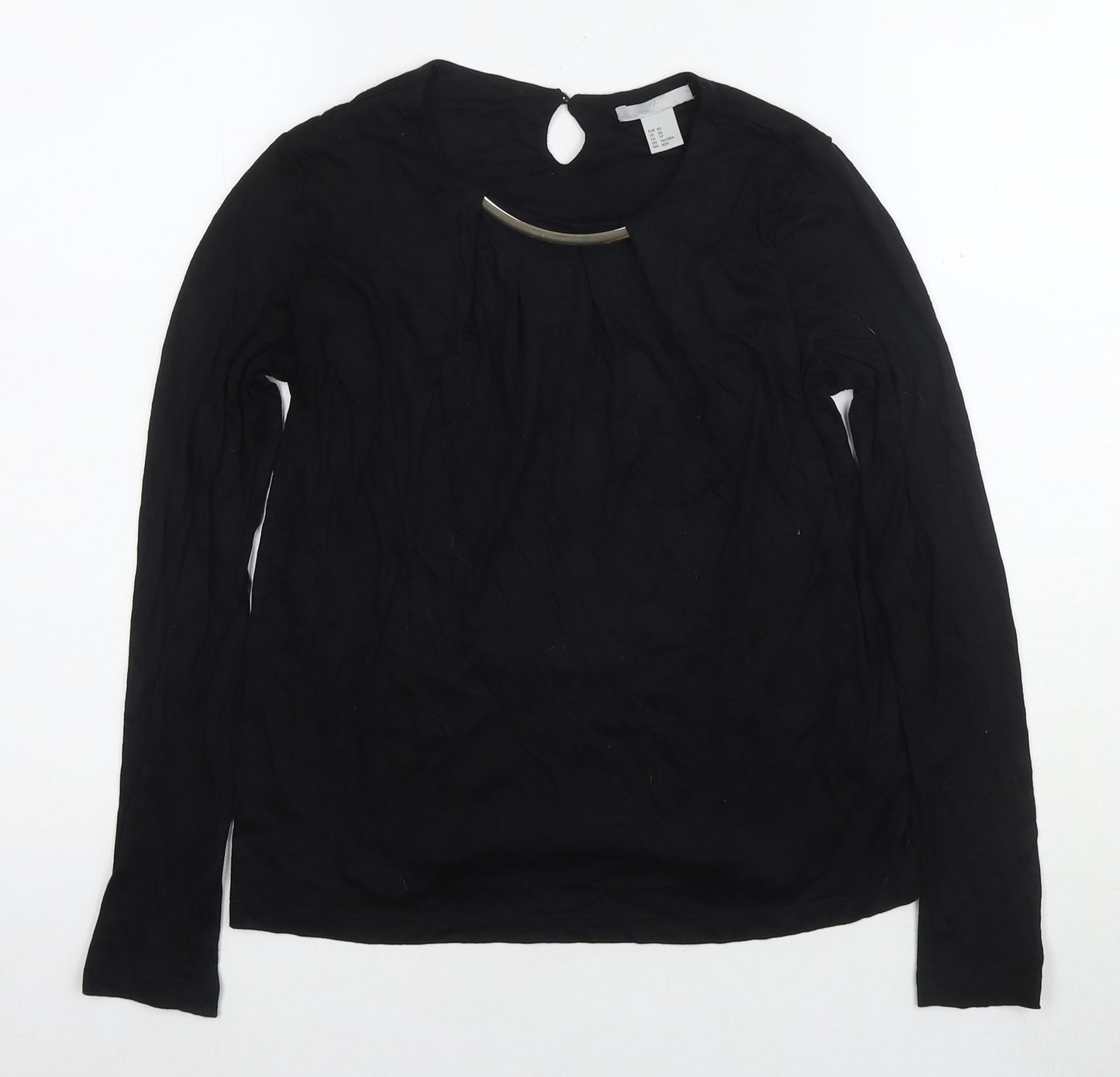 H&M Women's Black XS Long Sleeve Blouse