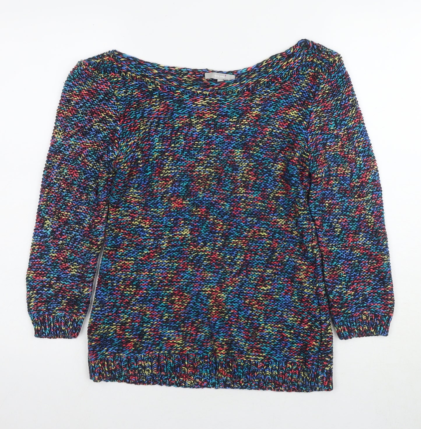 Peruvian Connection Women's Multicoloured Pullover Jumper Size 12