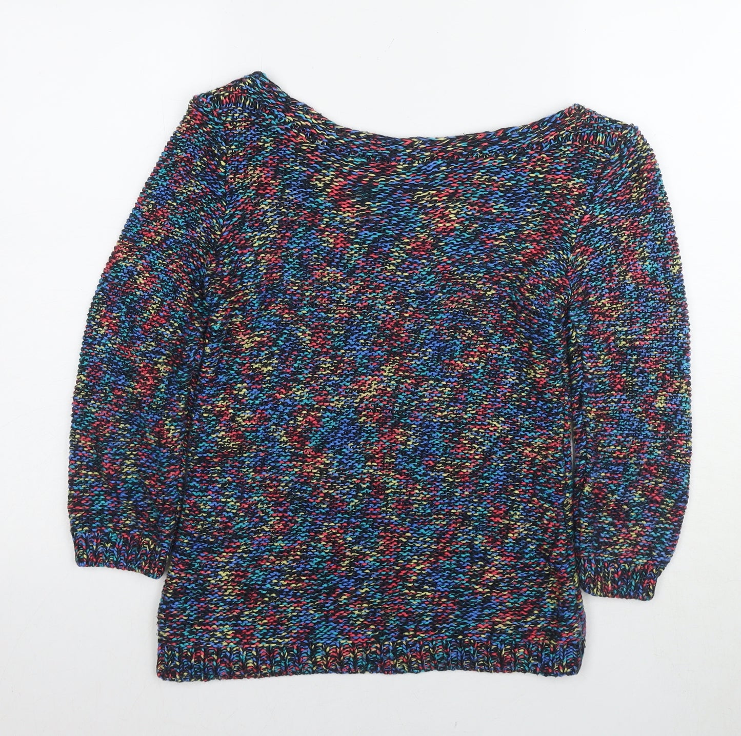 Peruvian Connection Women's Multicoloured Pullover Jumper Size 12