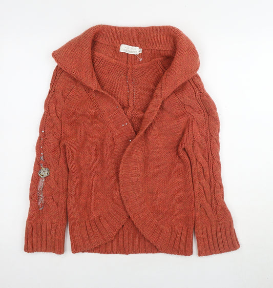 Elisa Cavaletti Women's Red Knit Cardigan XS