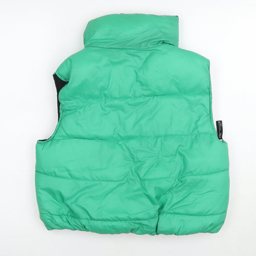 Zara Women's Green Puffer Waistcoat XS