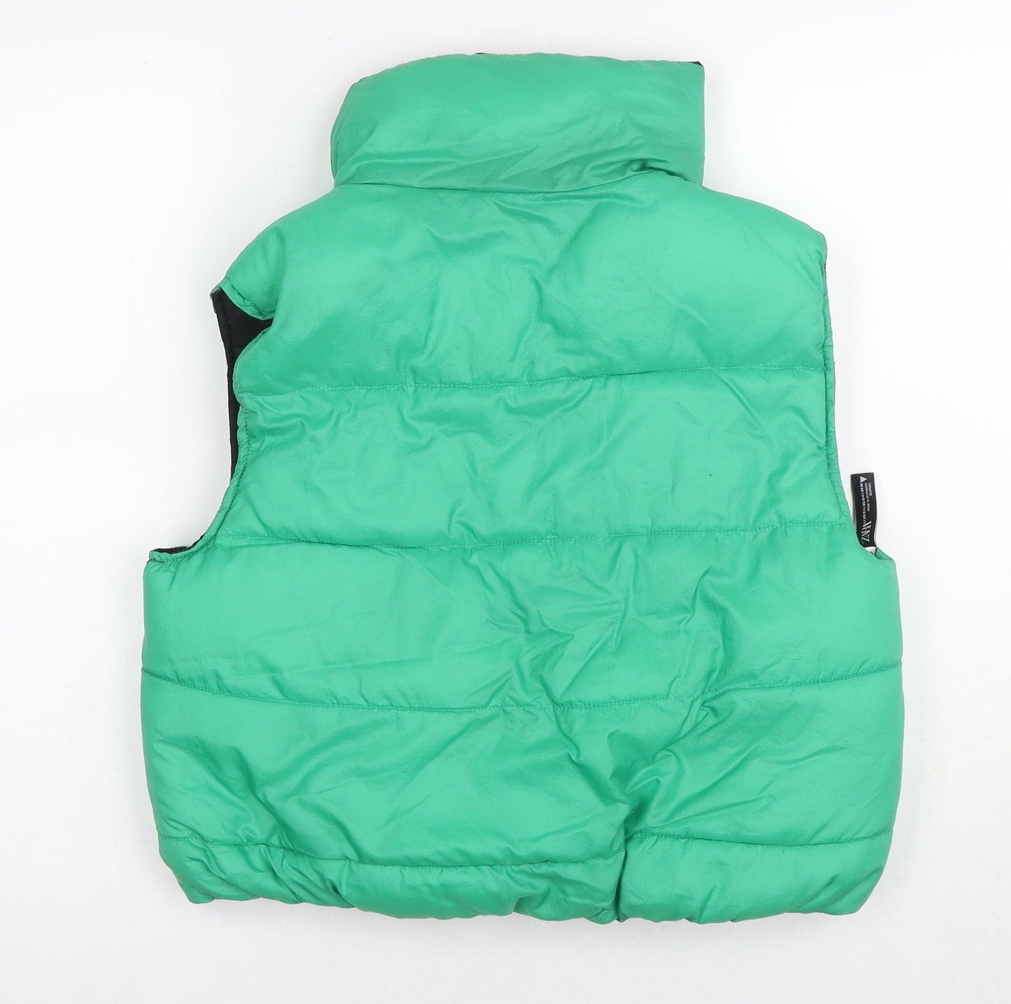 Zara Women's Green Puffer Waistcoat XS