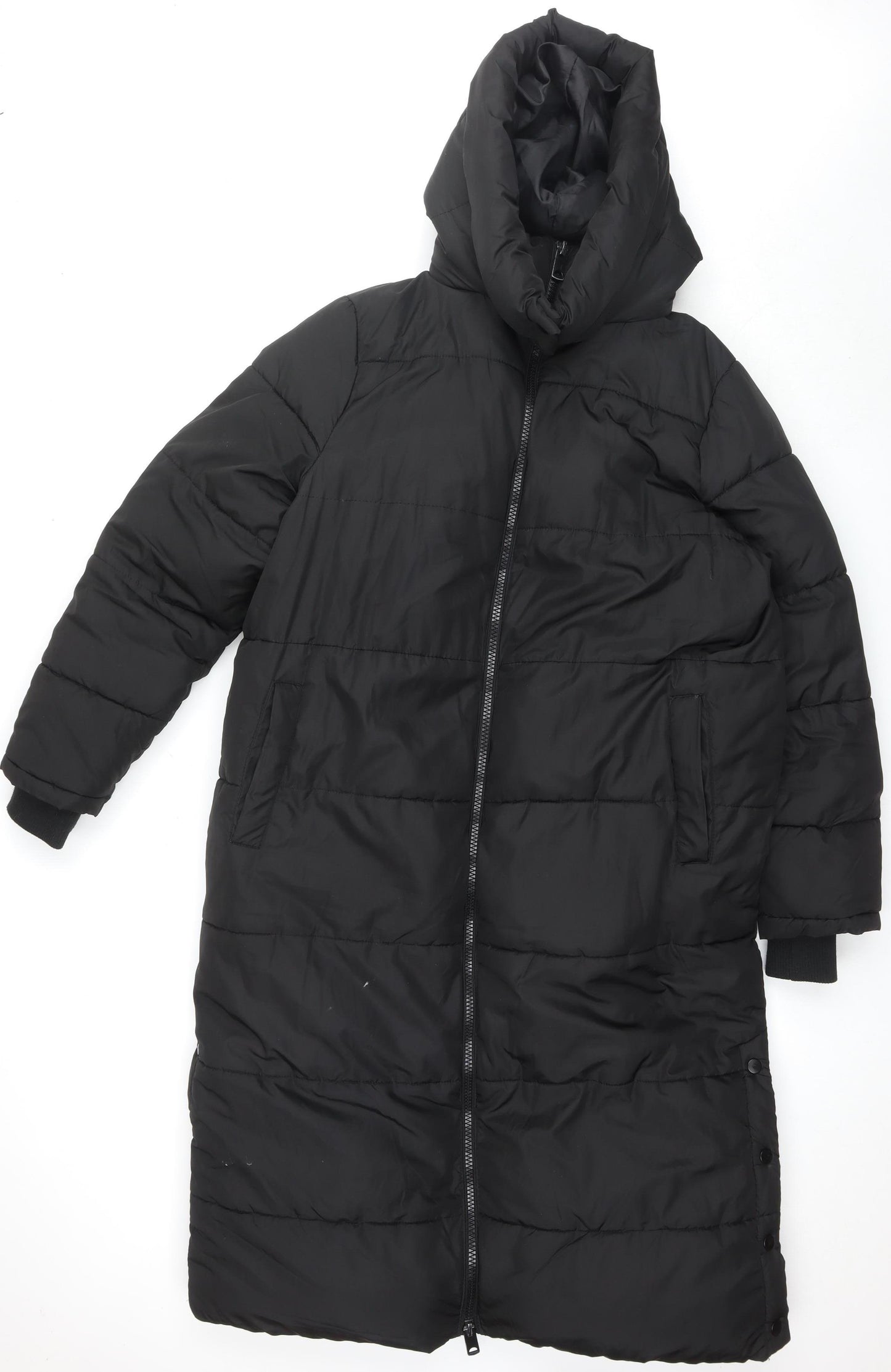 New Look Women's Black Puffer Coat - UK 14, Winter