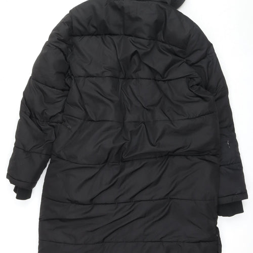 New Look Women's Black Puffer Coat - UK 14, Winter