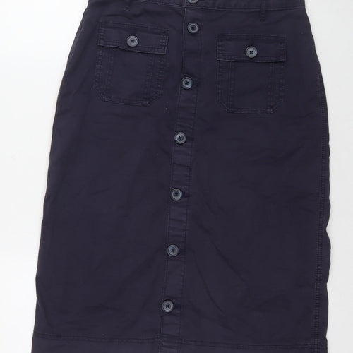 Marks and Spencer Women's Blue Skirt Size 10