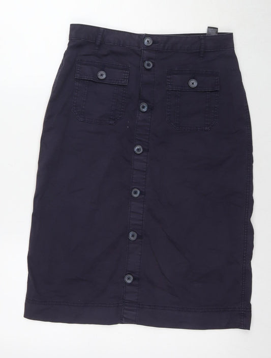 Marks and Spencer Women's Blue Skirt Size 10