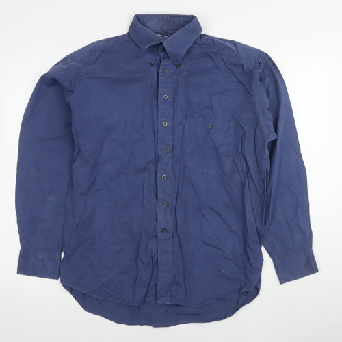 Austin Reed Men's Blue Long Sleeve Shirt L Cotton