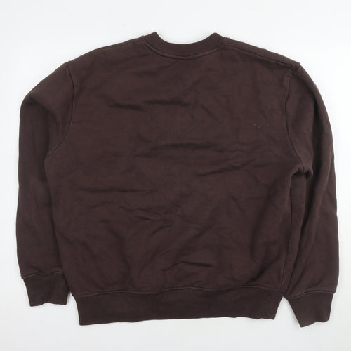 ASOS DESIGN Men's Brown Pullover Sweatshirt S