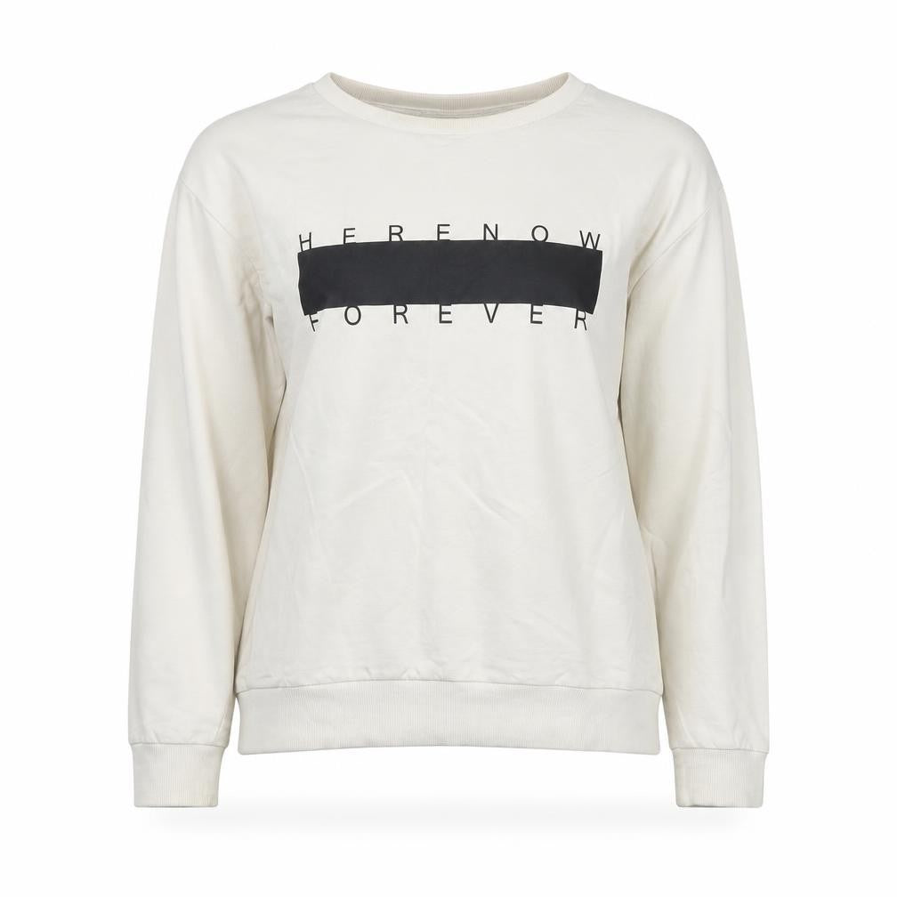 H&M Women's White Pullover Sweatshirt M