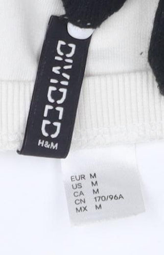 H&M Women's White Pullover Sweatshirt M