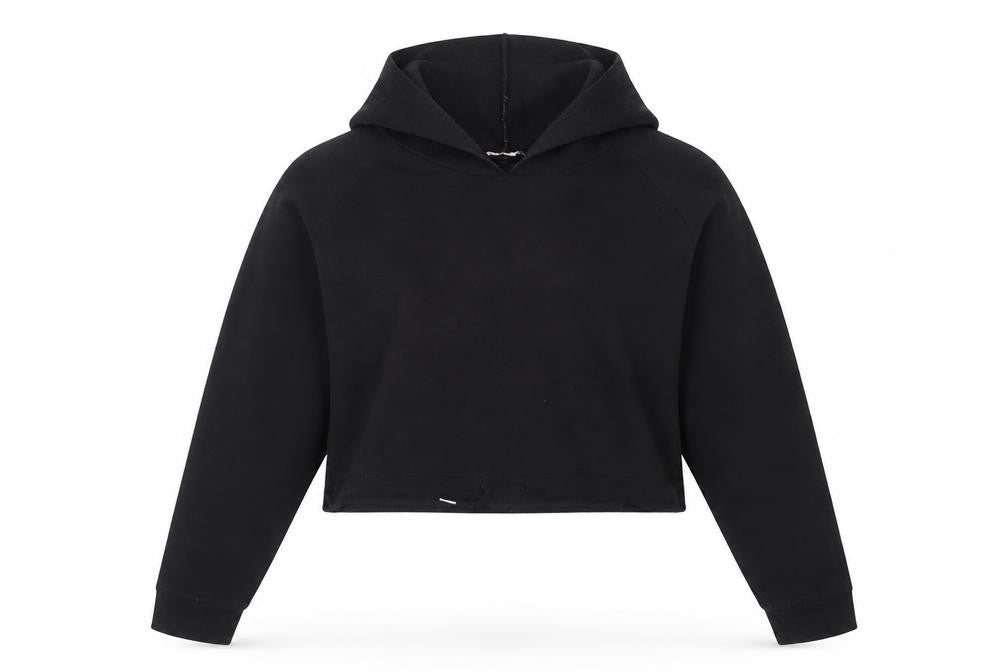 Misspap Women's Black Hoodie Sweatshirt M Long Sleeve