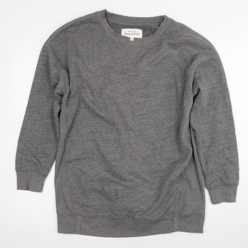 Next Men's Grey Pullover Sweatshirt, Size M