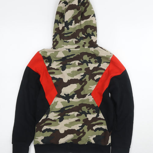 Next Boys Camouflage Pullover Hoodie, Age 11, Multicoloured