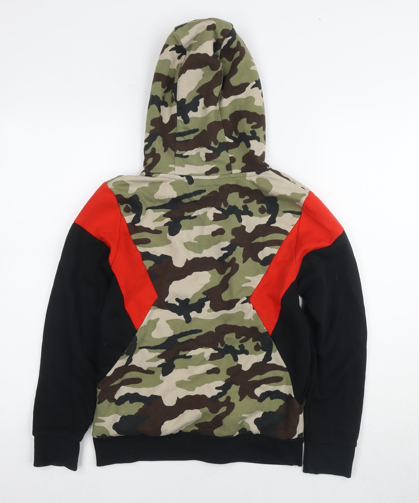 Next Boys Camouflage Pullover Hoodie, Age 11, Multicoloured