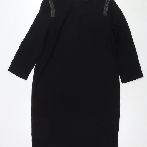 Marks and Spencer Women's Black Shift Dress Size 10