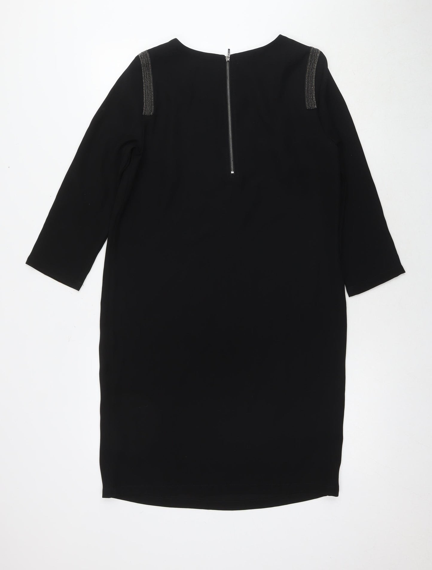 Marks and Spencer Women's Black Shift Dress Size 10