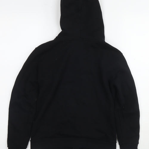 River Island Boys Black Full Zip Hoodie Size 9-10 Years