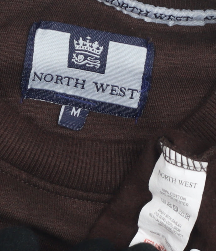 North West Men's Brown Pullover Sweatshirt M