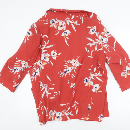 Bonmarché Women's Red Floral Blazer, Size 18