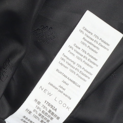 New Look Women's Black Blazer UK 12 Business Wear