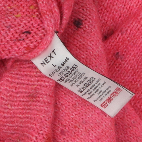 Next Women’s Pink Roll Neck Pullover Jumper Size L