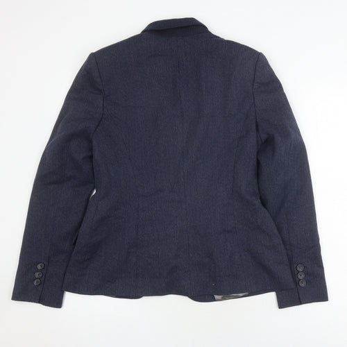 Next Women's Grey Suit Jacket Blazer Size 12