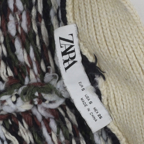 Zara Women's Multicoloured Fair Isle Cardigan S