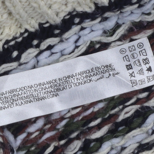 Zara Women's Multicoloured Fair Isle Cardigan S