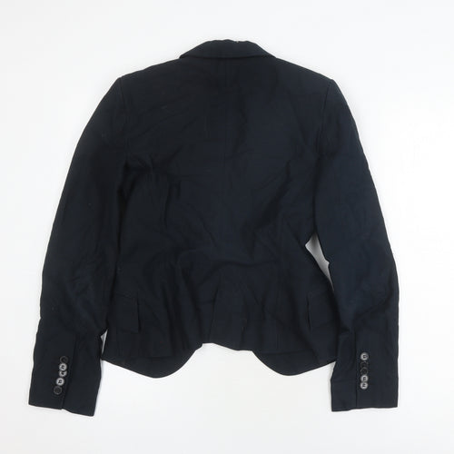 Zara Basic Women's Black Blazer Size 8 Slim Fit