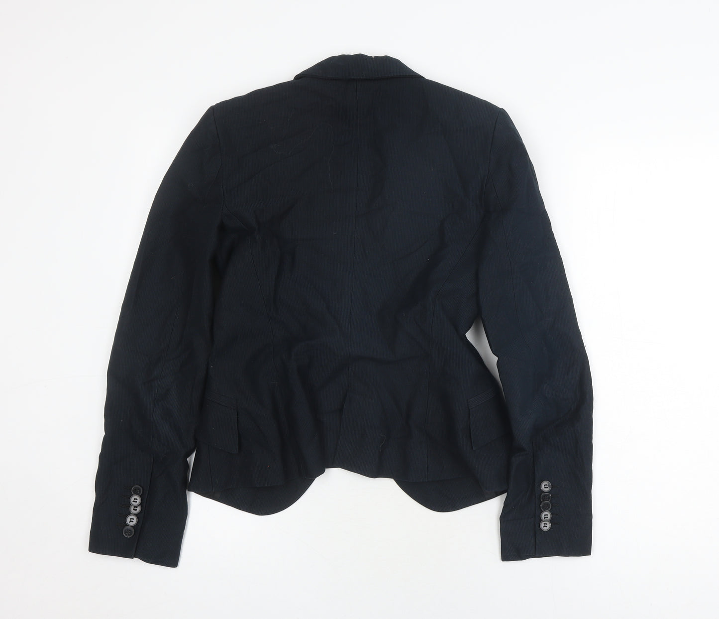 Zara Basic Women's Black Blazer Size 8 Slim Fit