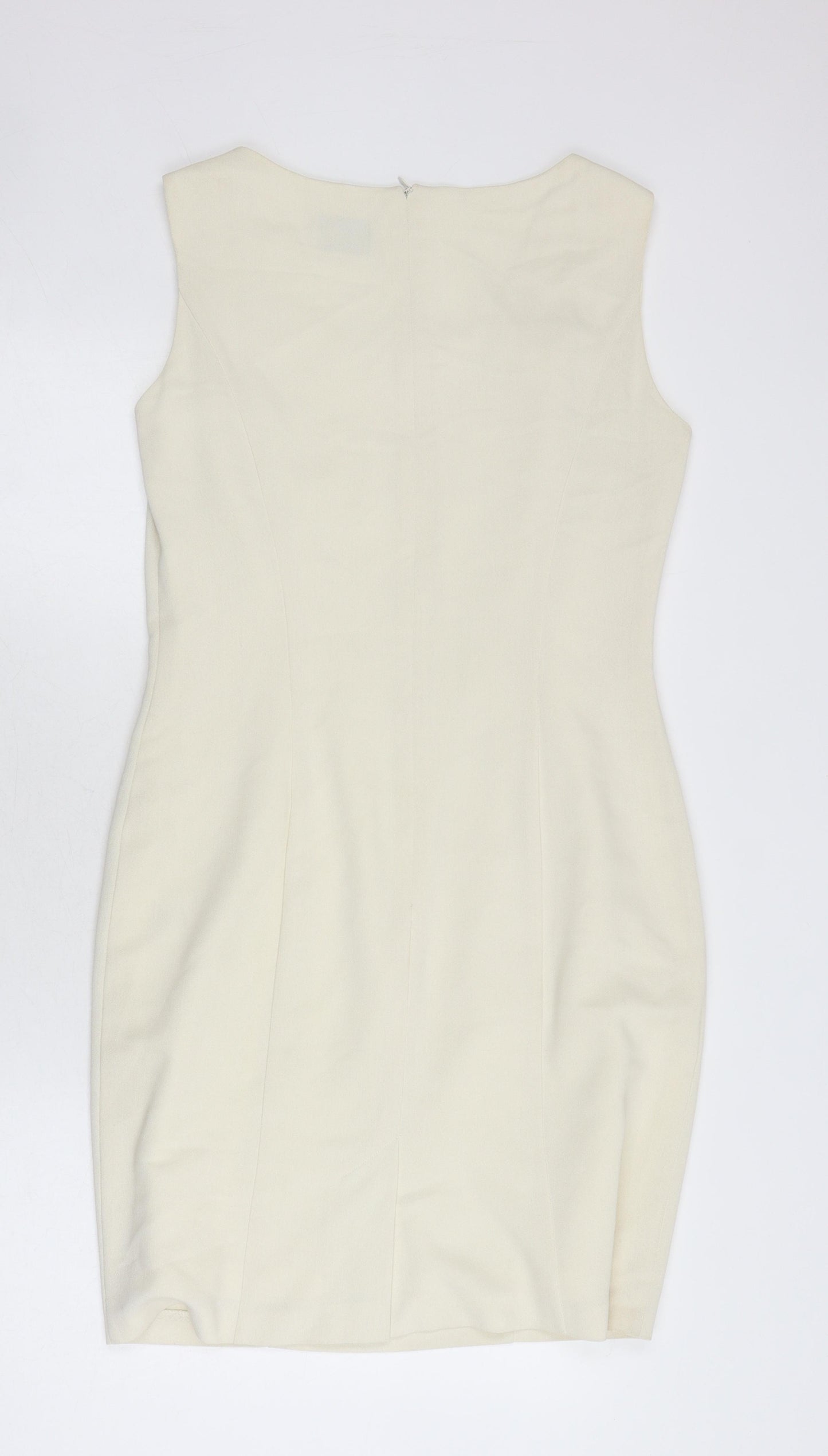 Wallis Women's White Sheath Dress Size 12