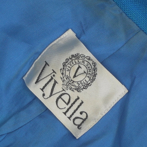 Viyella Women's Blue Blazer, Size 12, Casual Wear