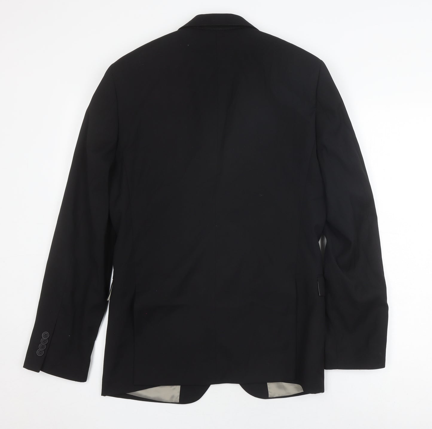 Topman Men's Black Slim Fit Blazer, Size 38, Formal