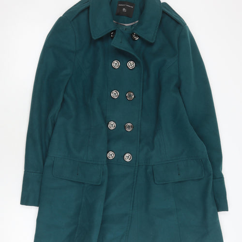 Dorothy Perkins Women’s Green Pea Coat Size 20