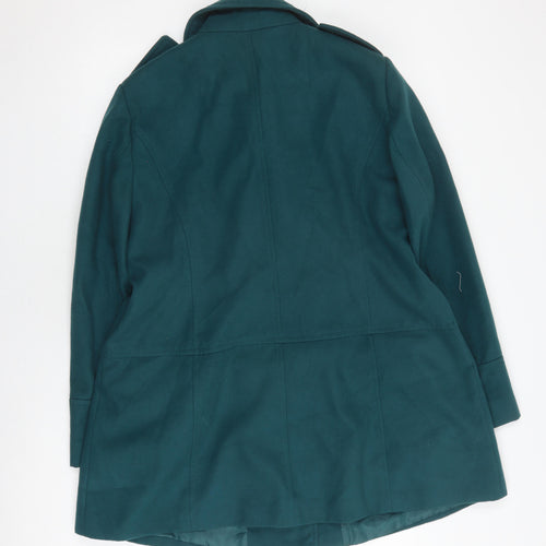 Dorothy Perkins Women’s Green Pea Coat Size 20