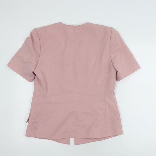 Etam Women's Pink Suit Jacket, Size 14, Classic Fit