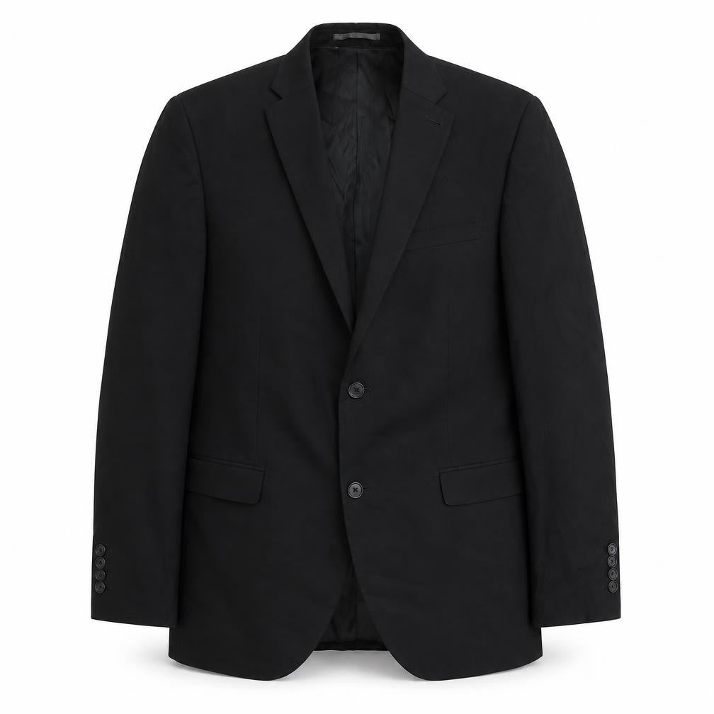 Front view of Next Men's Black Single-Breasted Blazer, size 42