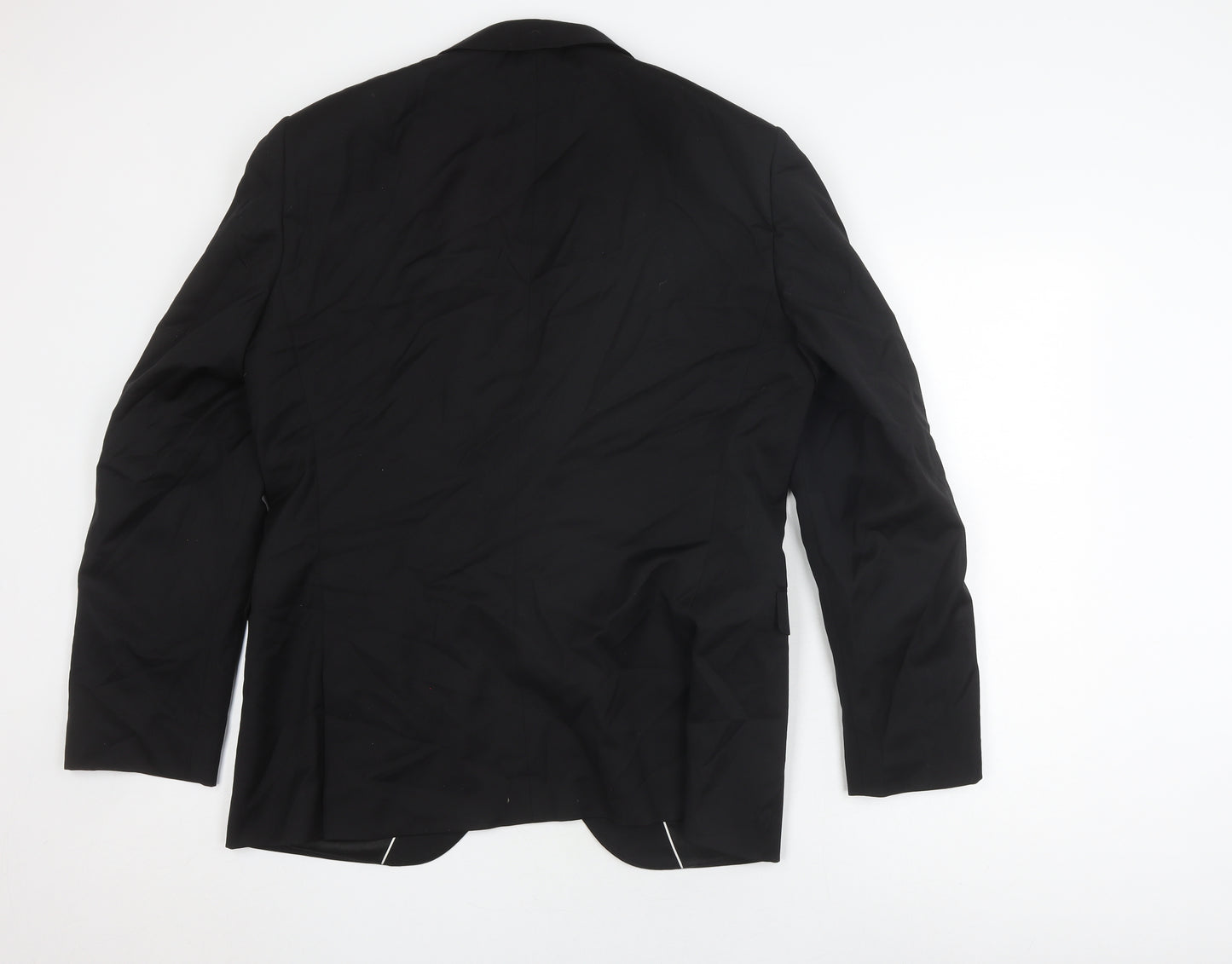 Next Men's Black Single-Breasted Blazer Size 42