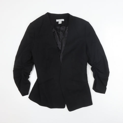 H&M Women's Black Suit Jacket, Size 12, Regular Fit