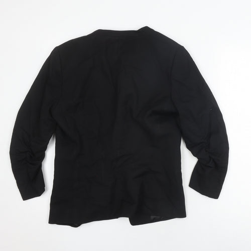 H&M Women's Black Suit Jacket, Size 12, Regular Fit