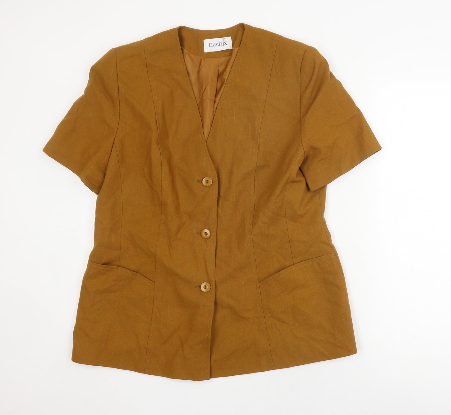 Eastex Women's Brown Suit Jacket, Size 16, Lined