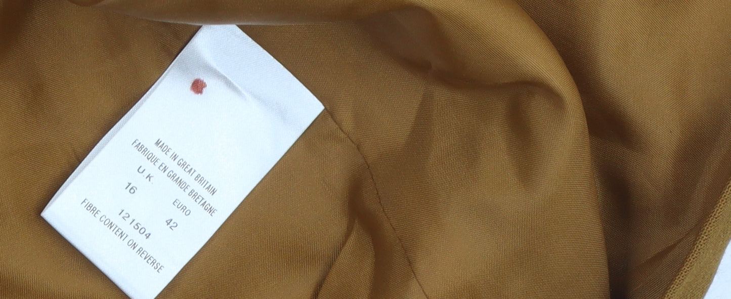 Eastex Women's Brown Suit Jacket, Size 16, Lined