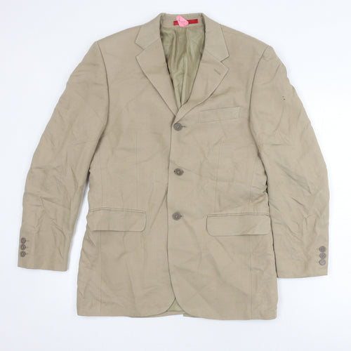 Burton Men's Beige Blazer, 36 Short