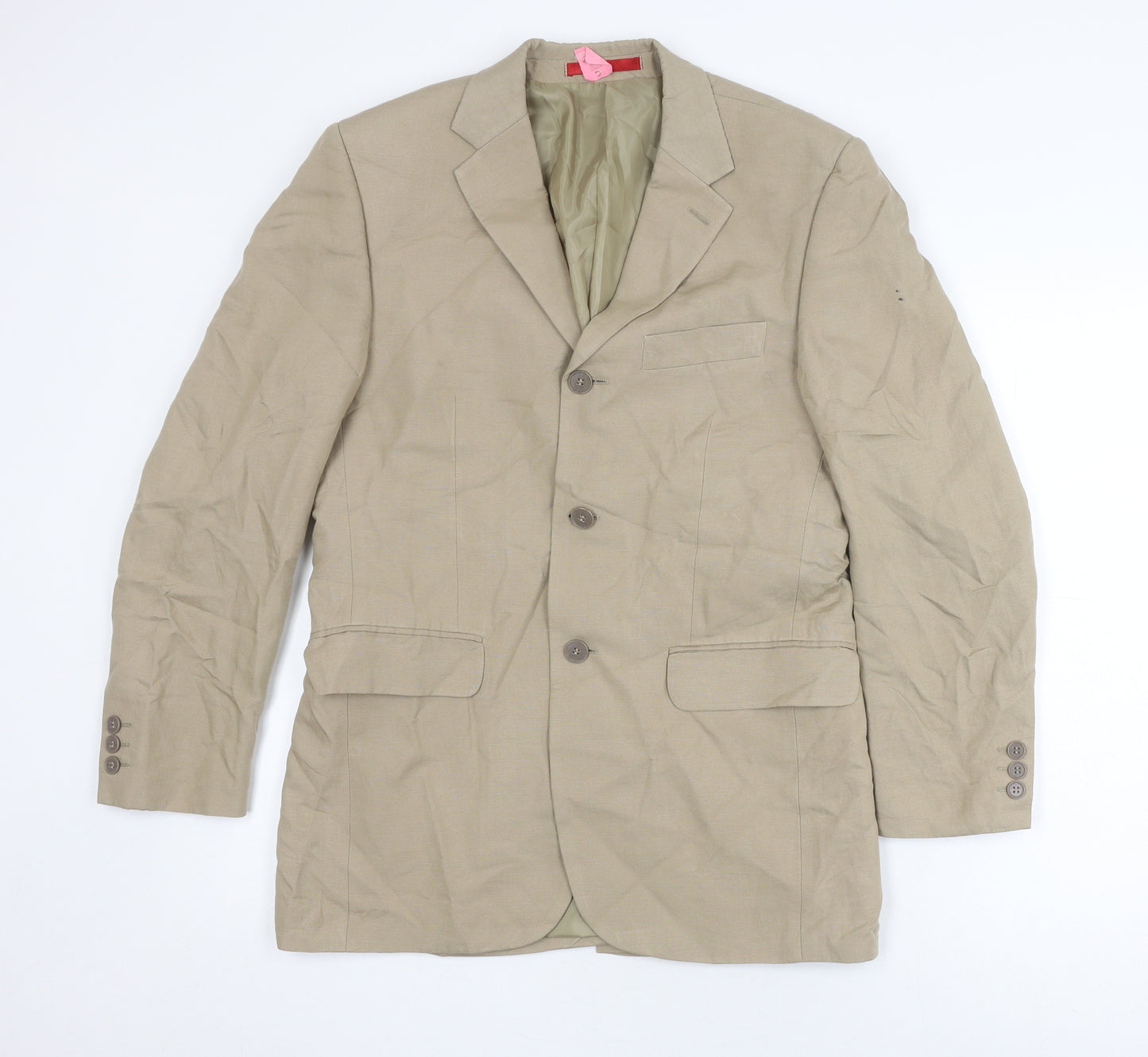 Burton Men's Beige Blazer, 36 Short