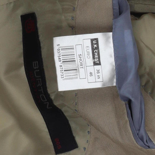Burton Men's Beige Blazer, 36 Short