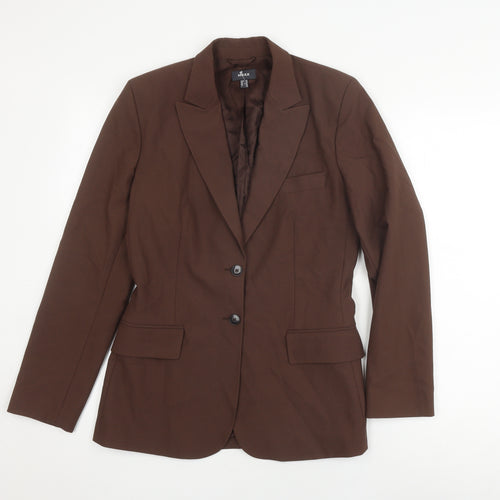 Mexx Women’s Brown Blazer Regular Fit Size 10